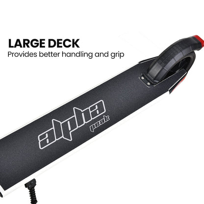 ALPHA Peak 300W 10Ah Electric Scooter, Suspension, for Adults or Teens, Black.