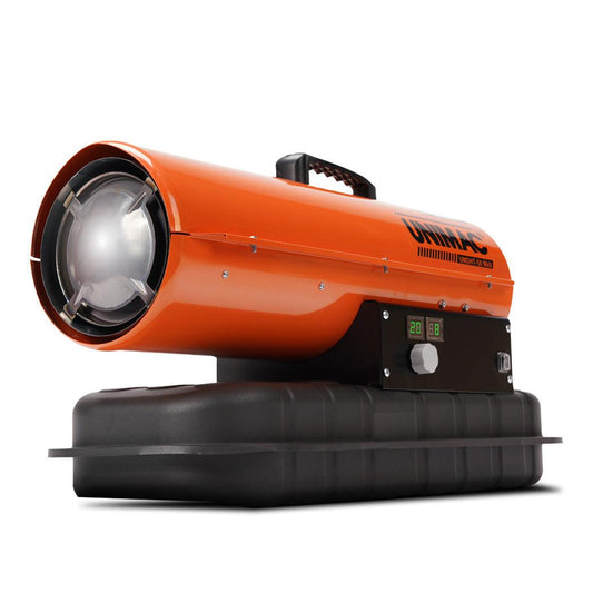 UNIMAC 20KW Portable Industrial Diesel Direct Forced Air Space Heater.