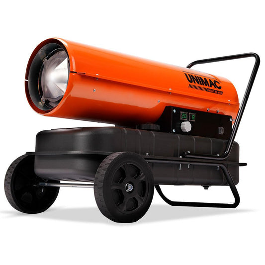 UNIMAC 30KW Portable Industrial Diesel Direct Forced Air Space Heater.