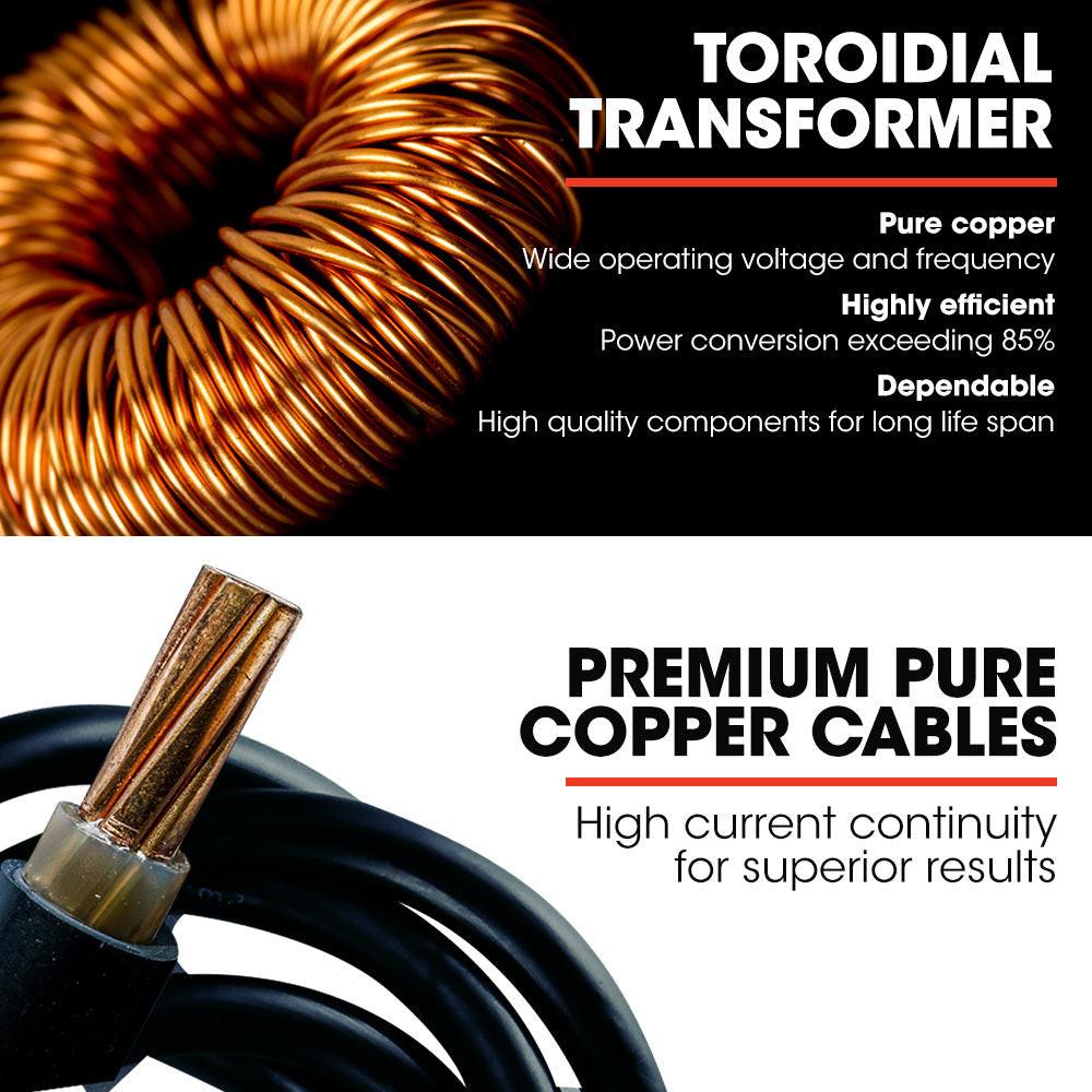ROSSI 140A MIG/MAG/MMA/ARC/TIG Multi-Purpose Welder MIG-140, Flux/Solid Wire/CO2 Or Argon Gas.