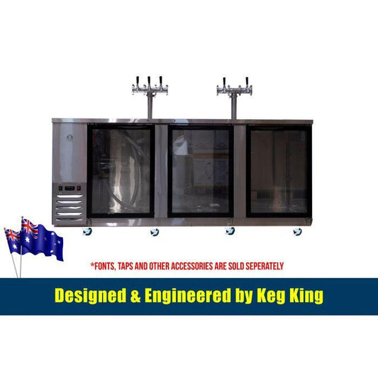 Kegerator - KegMaster Super Deluxe - Three Door.