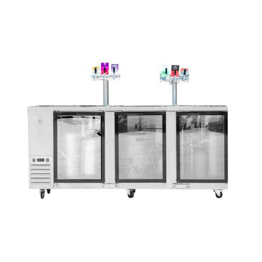 Kegerator - KegMaster Super Deluxe - Three Door.
