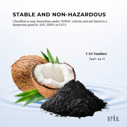 Orku 1Kg Activated Carbon Powder Coconut Charcoal - Water Filtration