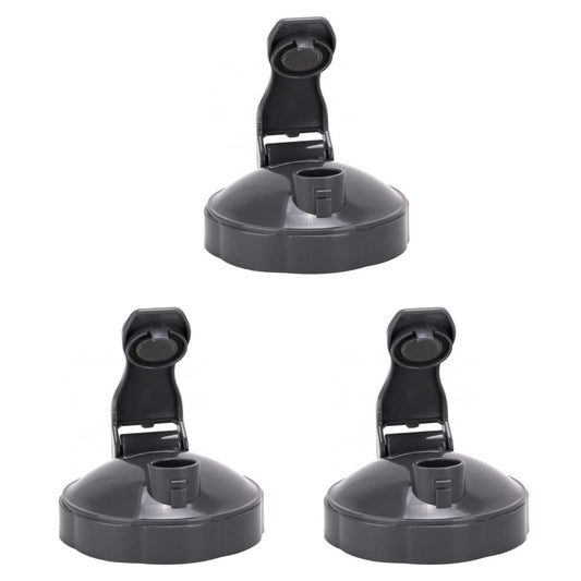 3x For Nutribullet Flip Top Fliptop Fresh Lid - Most 600 and 900 Model Nutri Cups.