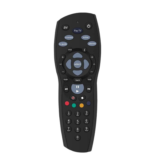 4x Tooleroo PayTV Remote Control Compatible with Foxtel MYSTAR SKY NZ - Black.