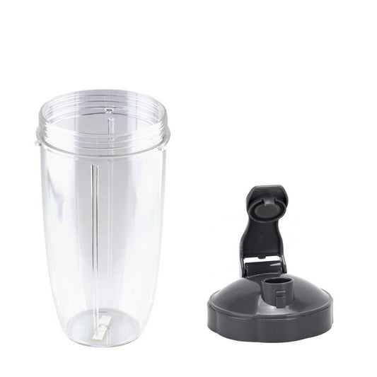 For Nutribullet Tall Large Big Cup 24Oz + Fliptop Lid - For Nutri 600 and 900.