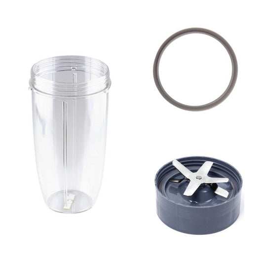 For Nutribullet Extractor Blade + Tall Cup + Grey Seal - 900 and 600 Models.