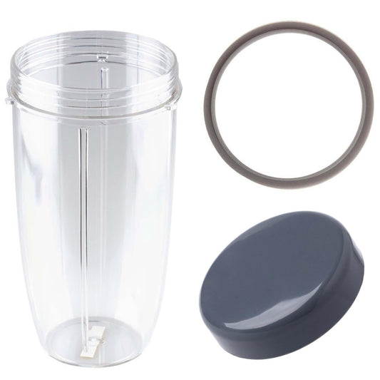 For Nutribullet Colossal Large Cup + Stay Fresh Lid + Grey Seal - 900 600 Models.
