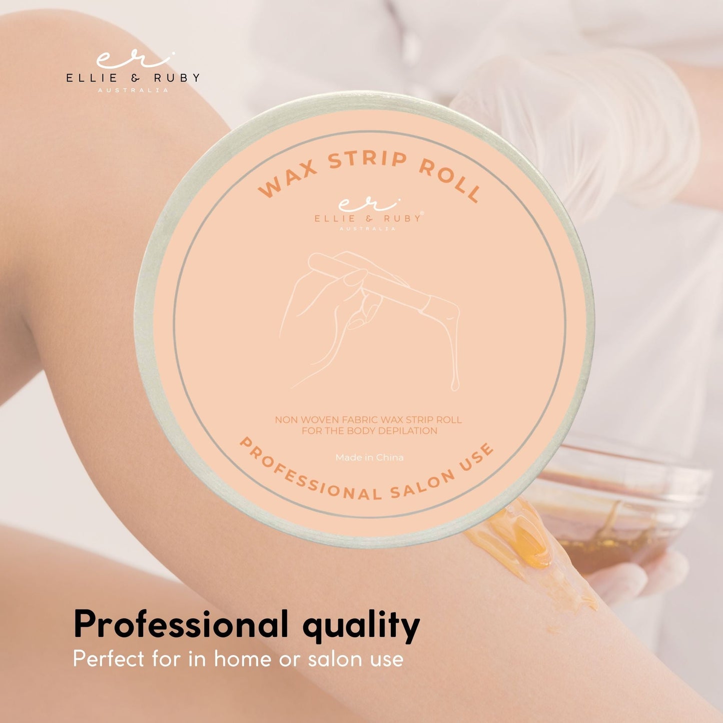 100 Yards 91m Wax Roll  - 70gsm Non Woven Disposable Hair Removal Waxing Strips.