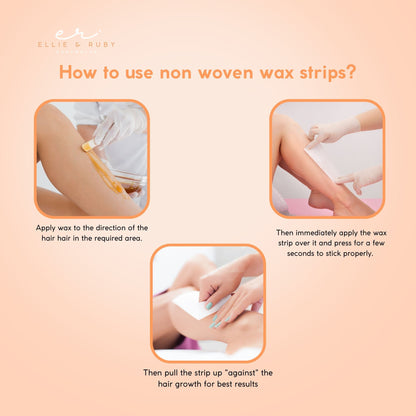 100 Yards 91m Wax Roll  - 70gsm Non Woven Disposable Hair Removal Waxing Strips.