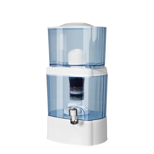 24L Benchtop 8 Stage Water Filter - Alkaline & Mineral Ceramic Carbon Purifier.