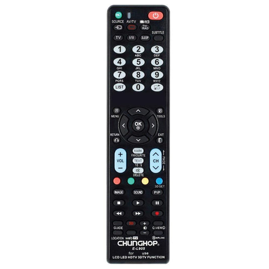 Chunghop Universal TV Remote Control Compatible with  LG LCD Smart HD Plasma.