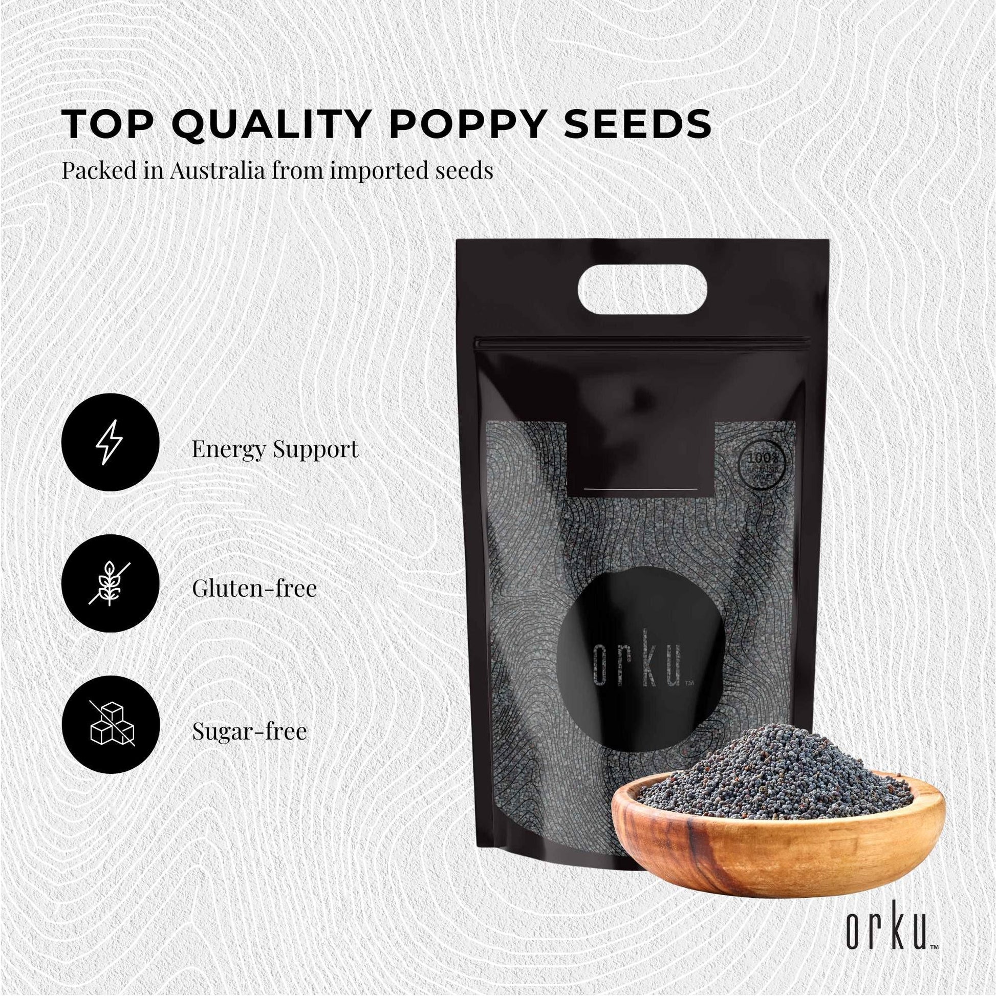 10Kg Poppy Seeds Unwashed Papaver Somniferum For Baking and Decorating.