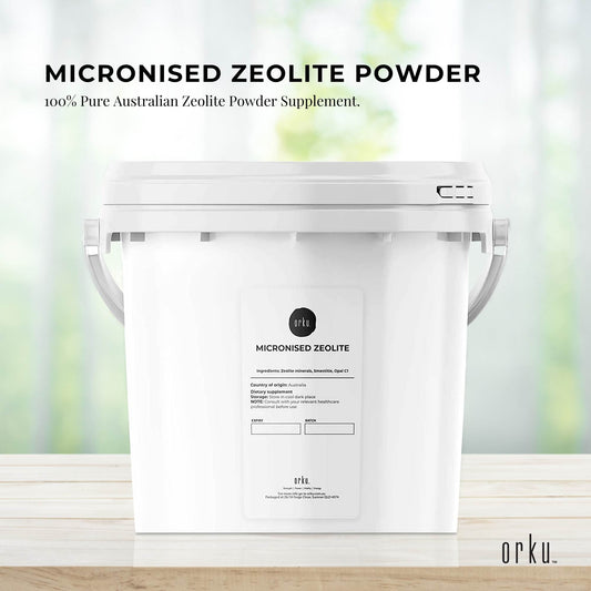 1.3kg Pure Micronised Zeolite Powder Tub Mineral - Micronized Volcamin