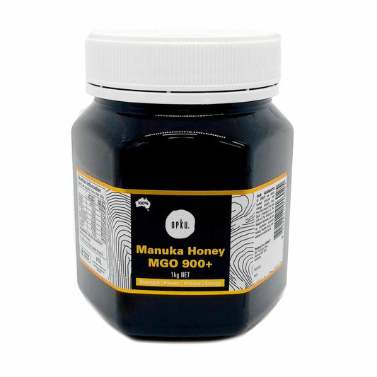 Orku 1Kg MGO 900+ Australian Manuka Honey - 100% Raw Natural Pure Jelly Bush.