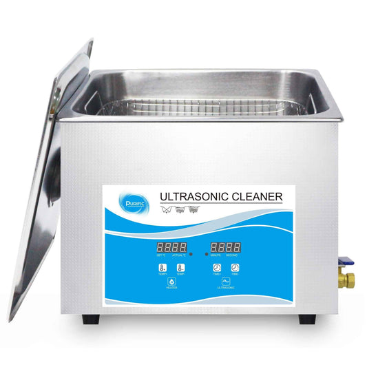 6.5L Digital Ultrasonic Cleaner Jewelry Ultra Sonic Bath Degas Parts Cleaning.