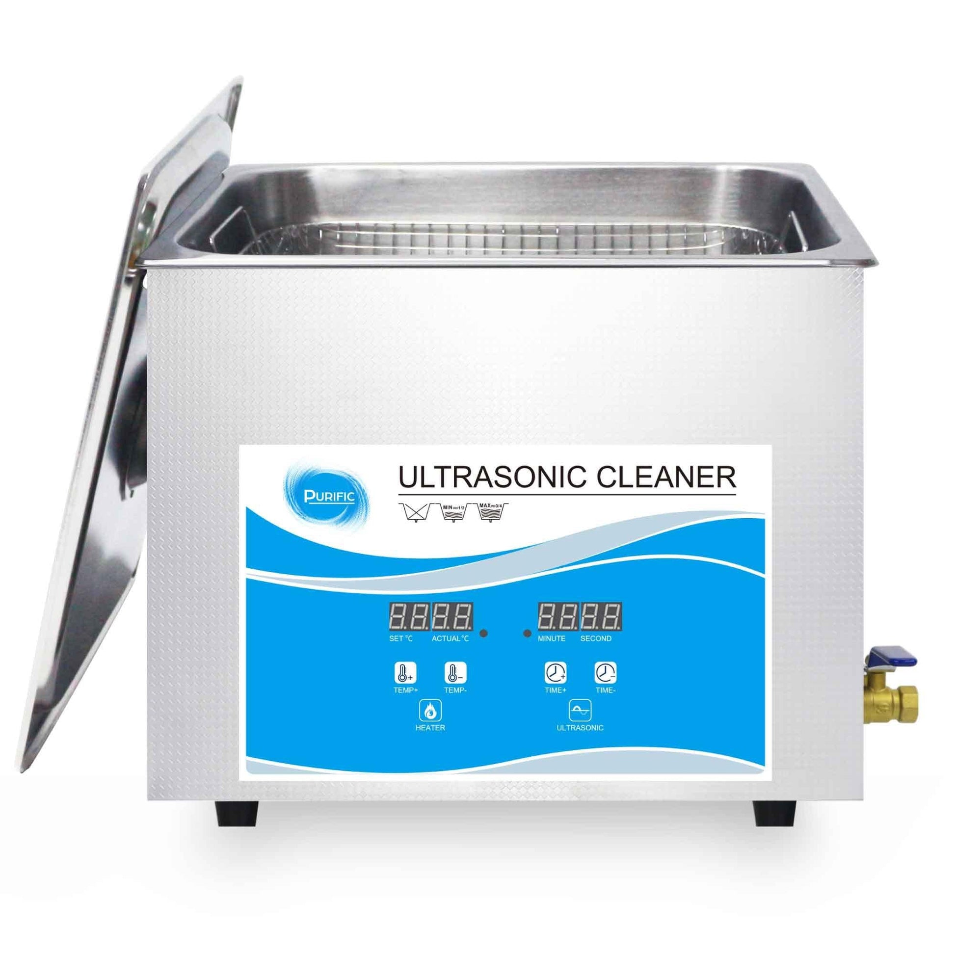 10L Digital Ultrasonic Cleaner Jewelry Ultra Sonic Bath Degas Parts Cleaning.