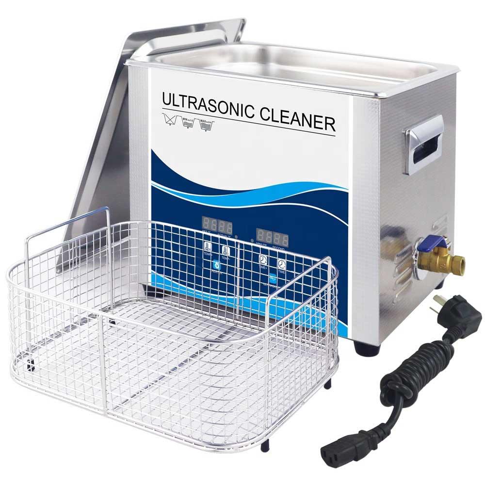 10L Digital Ultrasonic Cleaner Jewelry Ultra Sonic Bath Degas Parts Cleaning.
