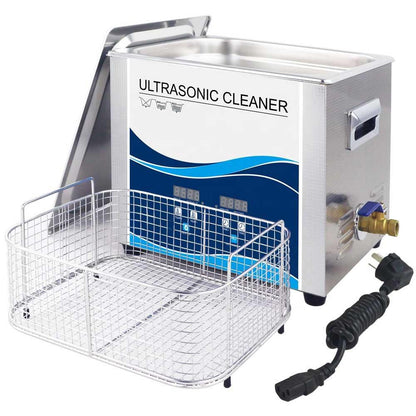 10L Digital Ultrasonic Cleaner Jewelry Ultra Sonic Bath Degas Parts Cleaning.