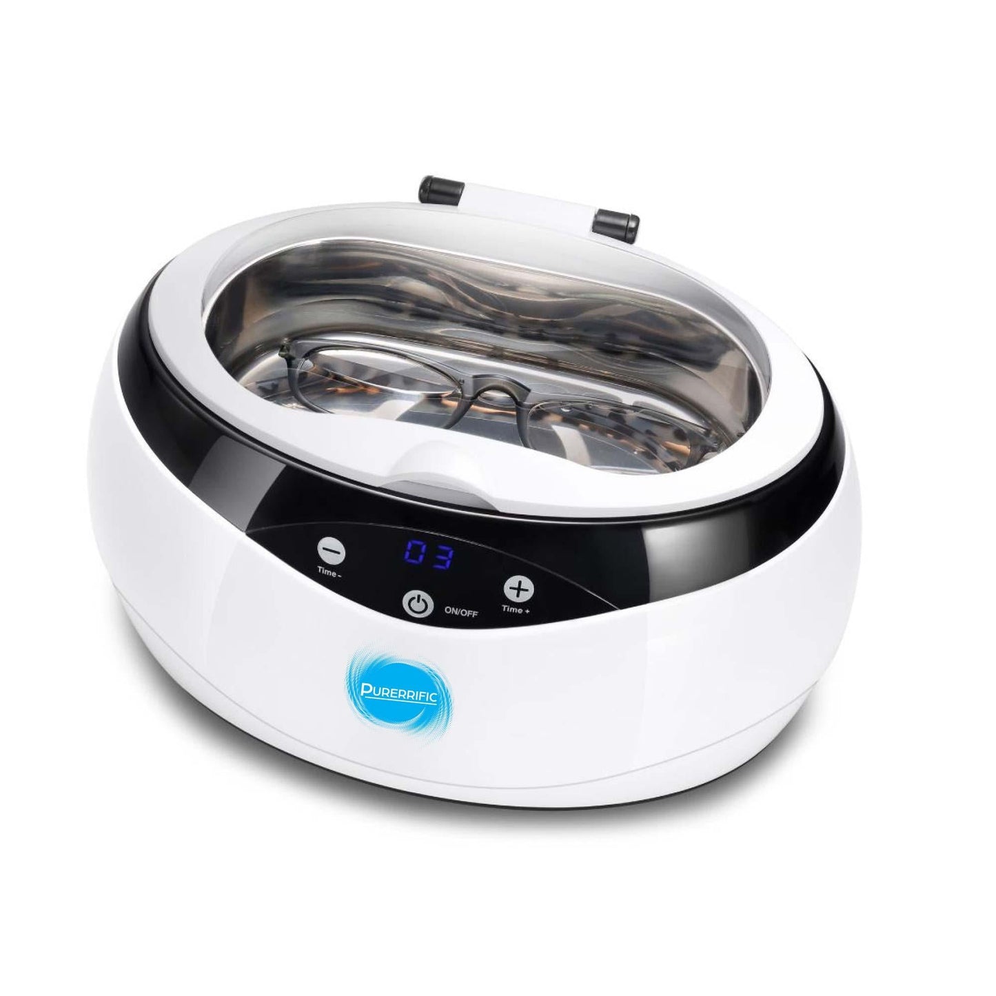 650ml Digital Ultrasonic Cleaner Ultra Sonic Bath Heated Parts Jewelry Cleaning.
