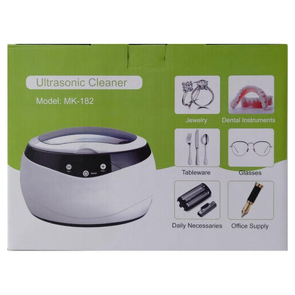 650ml Digital Ultrasonic Cleaner Ultra Sonic Bath Heated Parts Jewelry Cleaning.