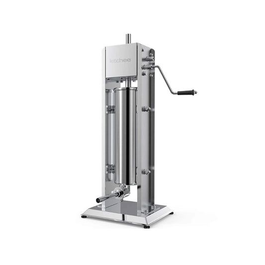Kitchee 7L Manual Vertical Sausage Filler - Stainless Stuffer Meat Press Machine.