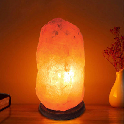 12V 12W 5Kgs Himalayan Pink Salt Lamp Natural Rock Crystal Light Bulb On/Off.