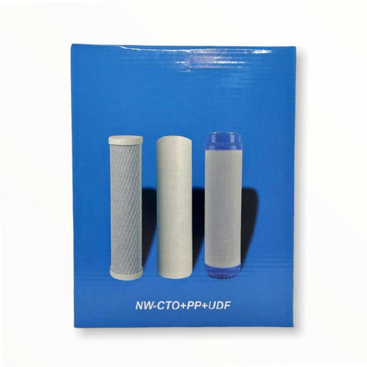 10" RO Water Filter Cartridge Replacement Set 3/4/5/6 Stage Reverse Osmosis 3 Pk.