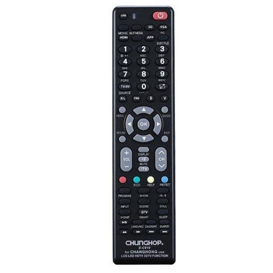 Chunghop Universal TV Remote Control Compatible with Changhong LCD Smart HD Plas.