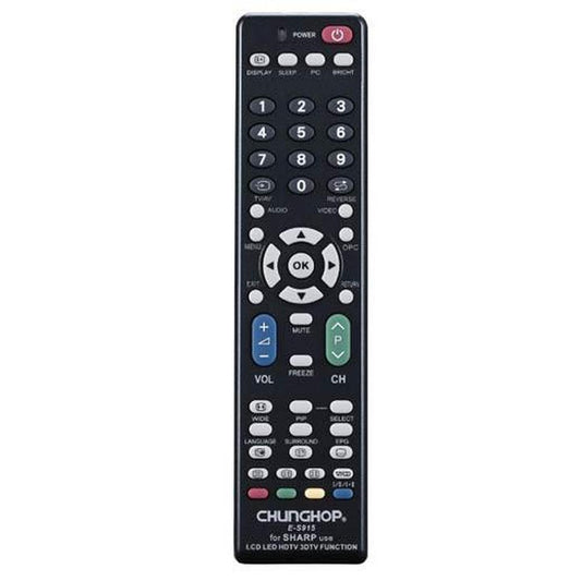 Chunghop Universal TV Remote Control Compatible with Sharp LCD Smart HD Plasma.