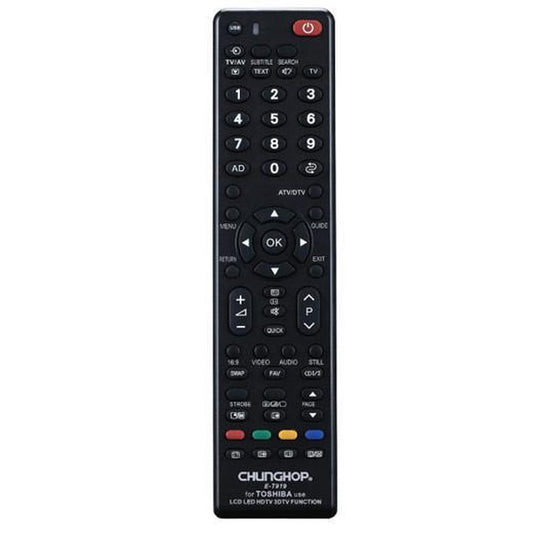 Chunghop Universal TV Remote Control Compatible with Toshiba LCD Smart HD Plasma.