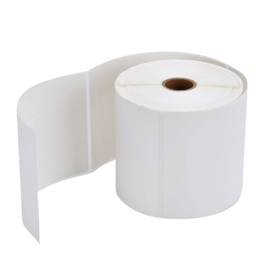 1 Roll x 400 Label Stickers 102x150mm - Direct Thermal White Shipping Labels.