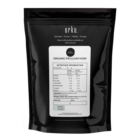 1Kg Organic Psyllium Husk Bag - Isabgol Ispaghula Natural Fibre Source