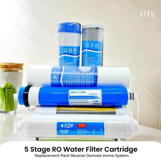 6 Stage RO Water Filter Cartridge Replacement Pack Reverse Osmosis Home System.