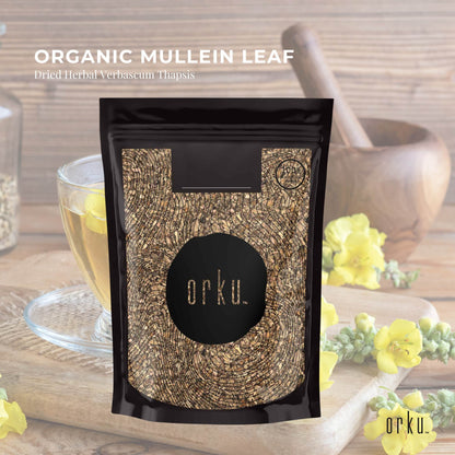 1Kg Organic Mullein Leaf - Dried Herbal Verbascum Thapsis