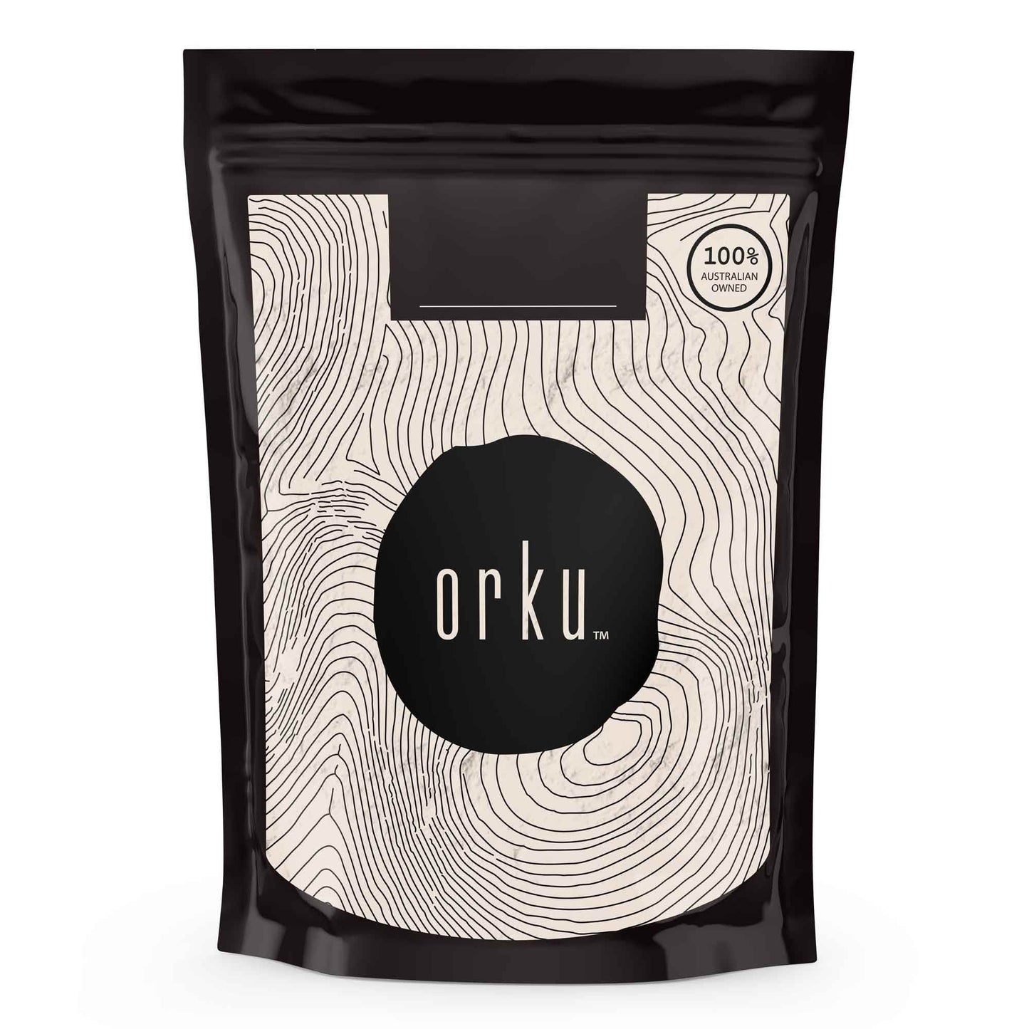 Orku 400g WPI Whey Protein Isolate Powder - Unflavoured Native Bag.