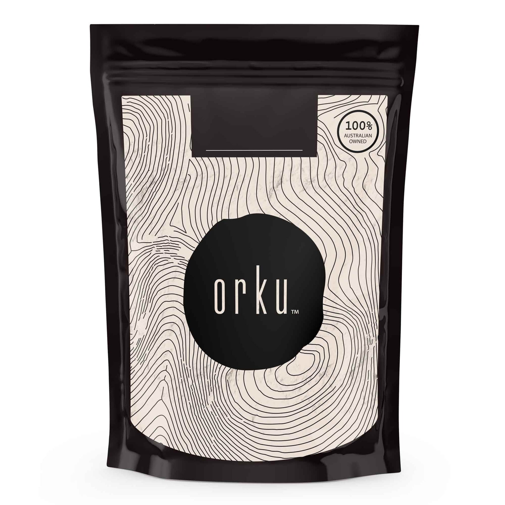 Orku 400g WPI Whey Protein Isolate Powder - Unflavoured Native Bag.