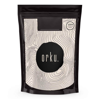 Orku 400g WPI Whey Protein Isolate Powder - Unflavoured Native Bag.