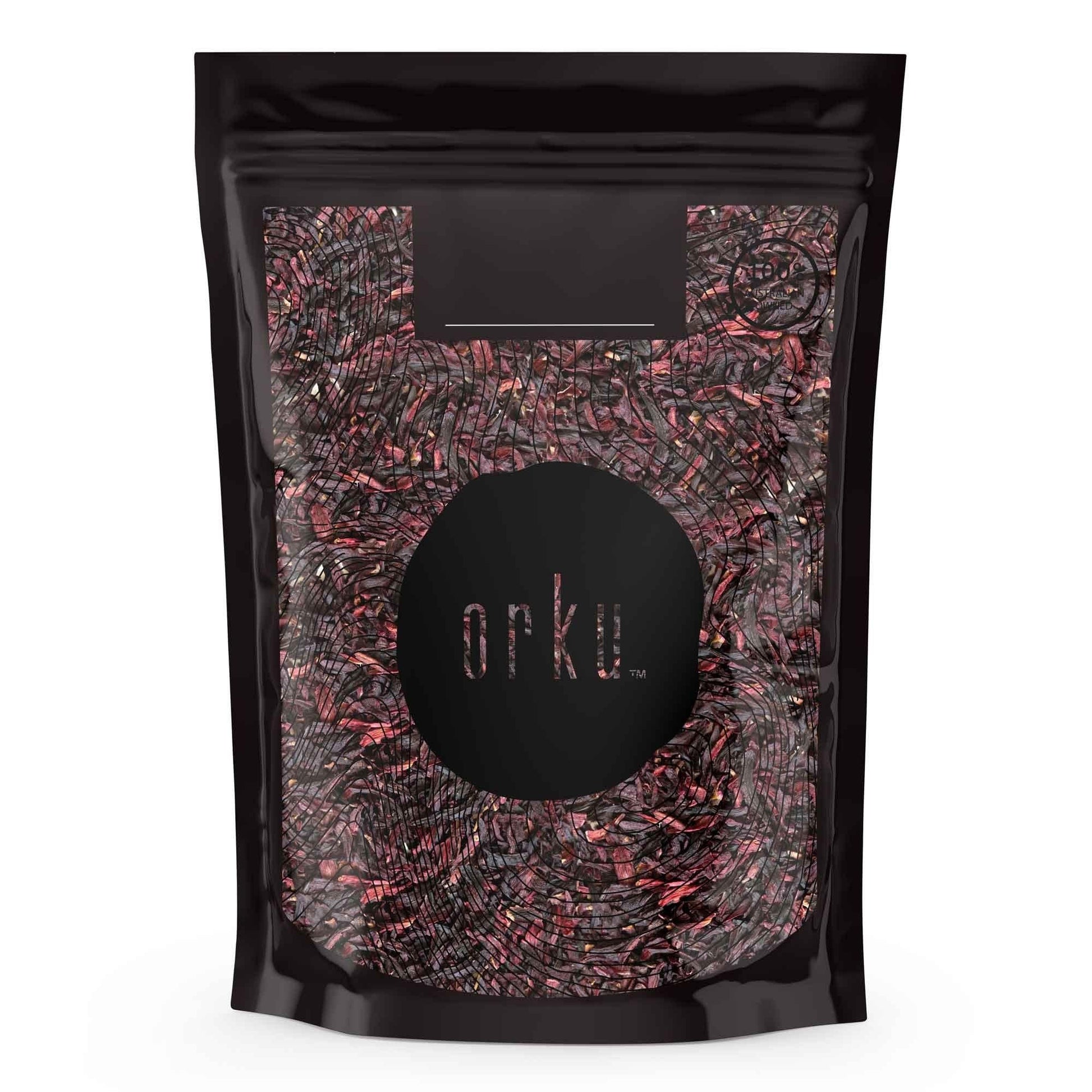 1Kg Organic Hibiscus Rosella Flower Crushed - Dried Herbal Tea Supplement.