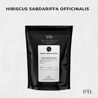 1Kg Organic Hibiscus Rosella Flower Crushed - Dried Herbal Tea Supplement.