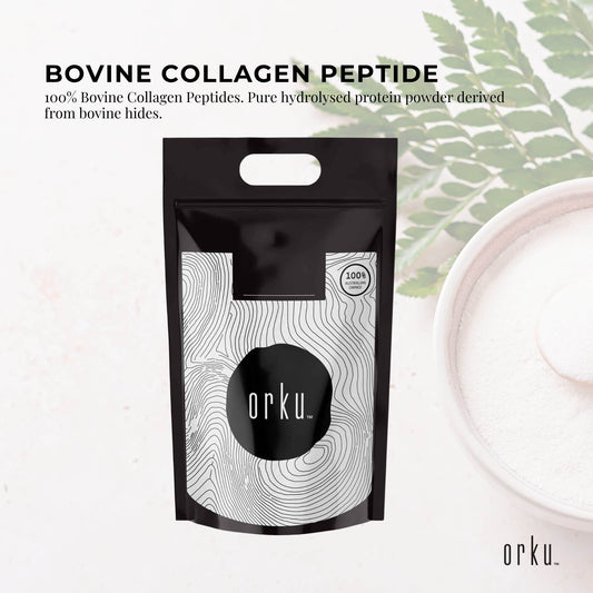 Orku 5Kg Bovine Collagen Peptides Powder Hydrolysed Protein Unflavoured.