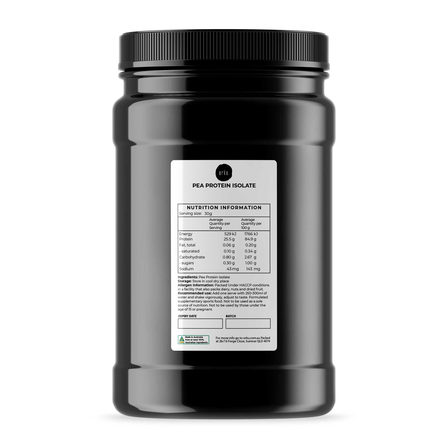 Orku 3Kg L-Citrulline Powder Buckets - 100 % Pure Food Grade Amino Acid