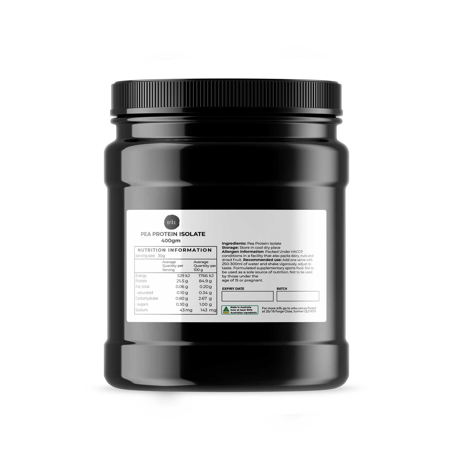 Orku 3Kg L-Citrulline Powder Buckets - 100 % Pure Food Grade Amino Acid
