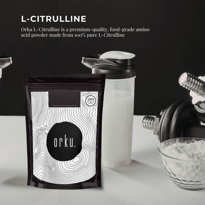 Orku 3Kg L-Citrulline Powder Buckets - 100 % Pure Food Grade Amino Acid