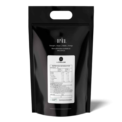 Orku 3Kg L-Citrulline Powder Buckets - 100 % Pure Food Grade Amino Acid
