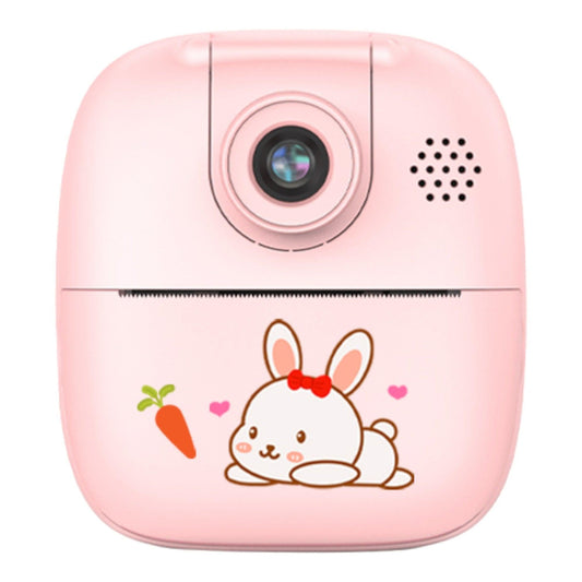 Kids Rechargeable Instant Print Camera Pink - Digital Thermal Photo Video MP3.