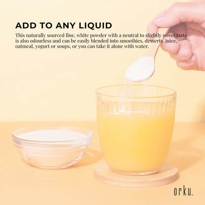 Orku 100g Chicory Root Inulin Powder - Unflavoured Food Ingredient