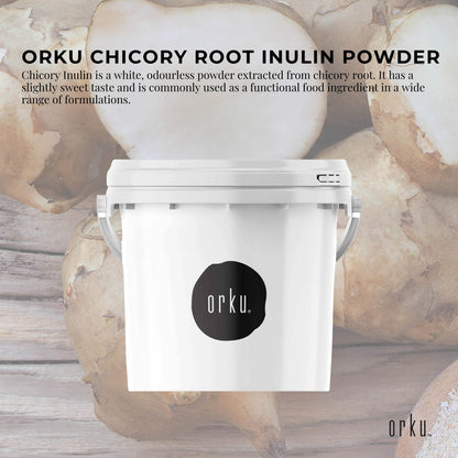 Orku 100g Chicory Root Inulin Powder - Unflavoured Food Ingredient