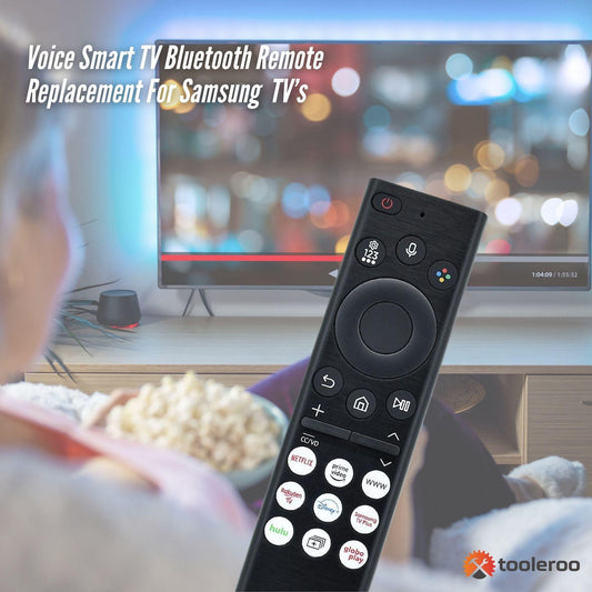 Tooleroo Smart TV Remote Control Replacement For Samsung Voice URC01910F.