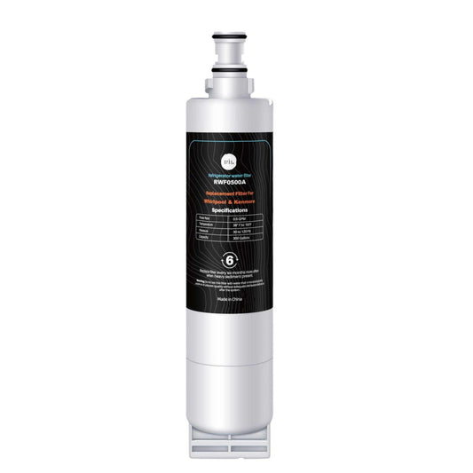 Orku Fridge Water Filter Cartridge Replacement for Whirlpool Kenmore RWF0500A.
